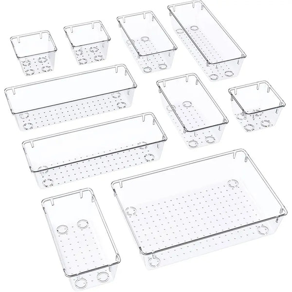 Conjunto de 10 Caixas Organizadoras
